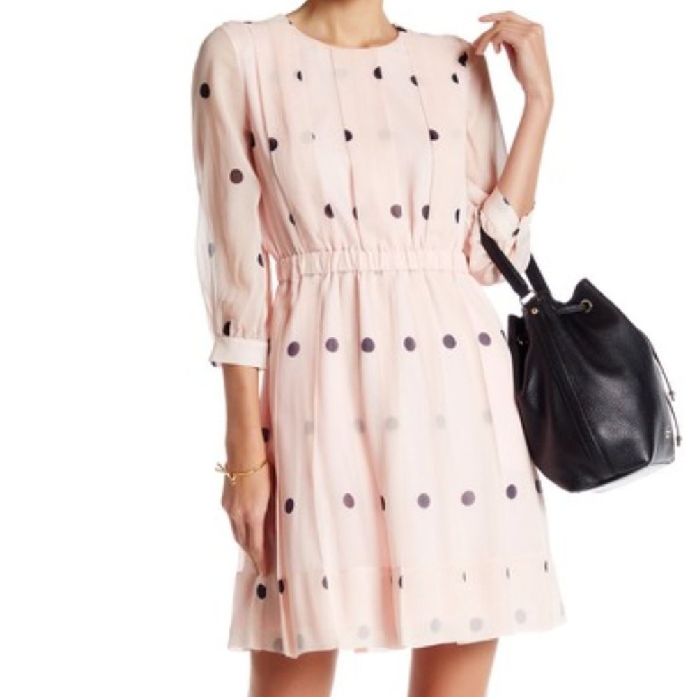 Kate Spade "Tiny Spotlight" Polka Dot Dress 12